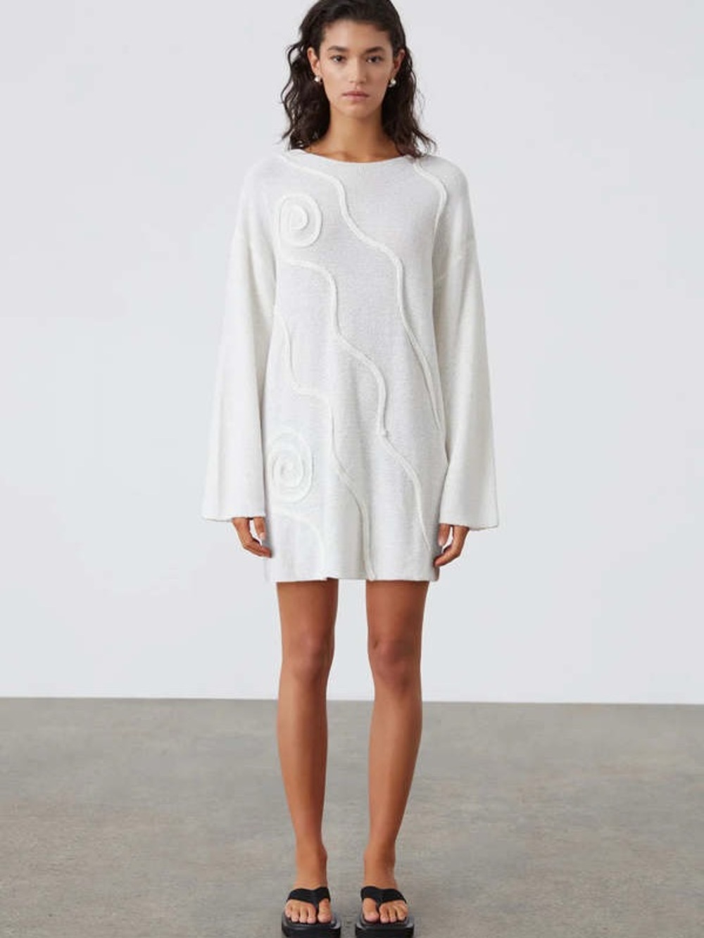 NWT Zulu & Zephyr Shea Organic Cotton Swirl Tunic Dress